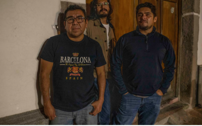 Efren Lemus y colegas de El Faro, obligados a salir de El Salvador, portada en The Washington Post