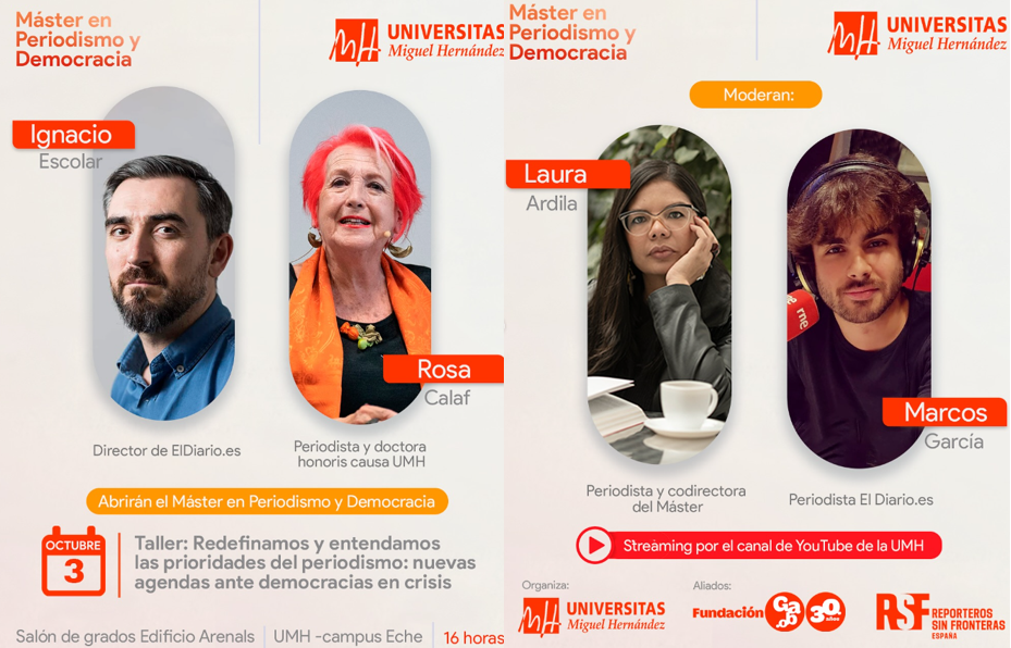 Apertura Máster en Periodismo y Democracia