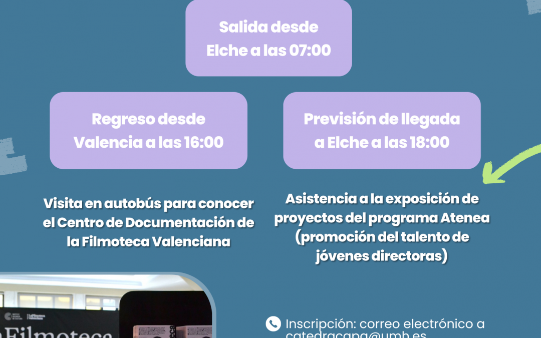 (Español) Visita en autobús para conocer el Centro de Documentación de la Filmoteca Valenciana