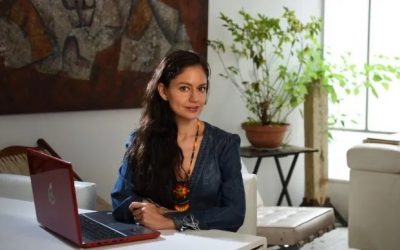 La periodista mexicana Adriana Navarro, beneficiaria del programa de acogida UMH Espacio Seguro RSF para la Libertad de Prensa